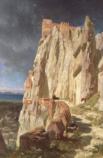 The Rock of Vann, Kurdistan, 1901 by Jules Joseph Augustin Laurens